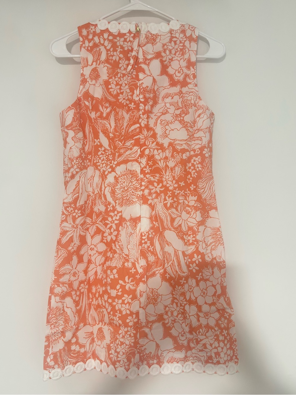 Sunset Orange Romey Shift Romper - Picture 7 of 8